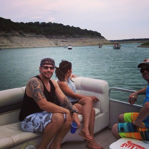 Neil O'Reilly on a Party Barge on Lake Travis