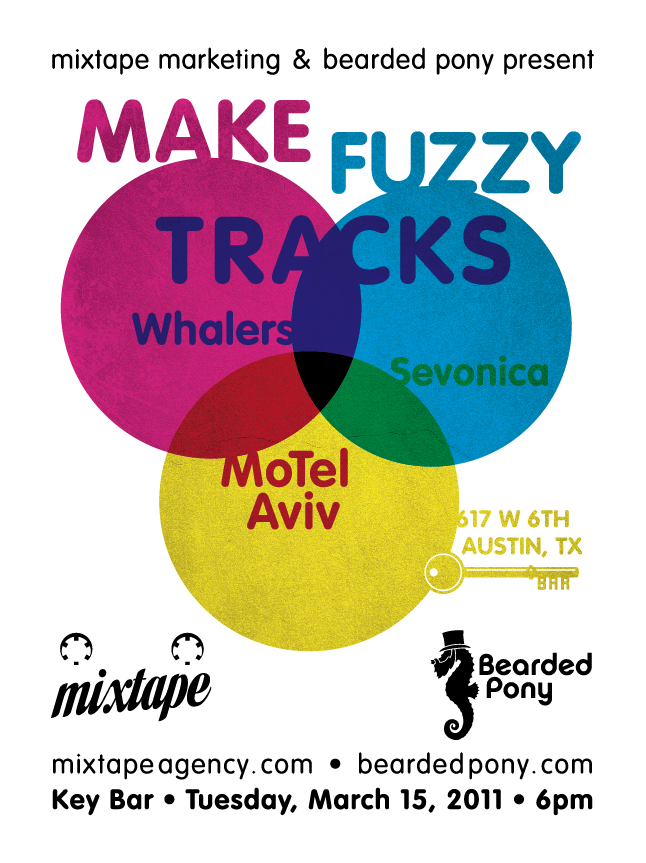 2011 Make Fuzzy Tracks Poster & Lineup