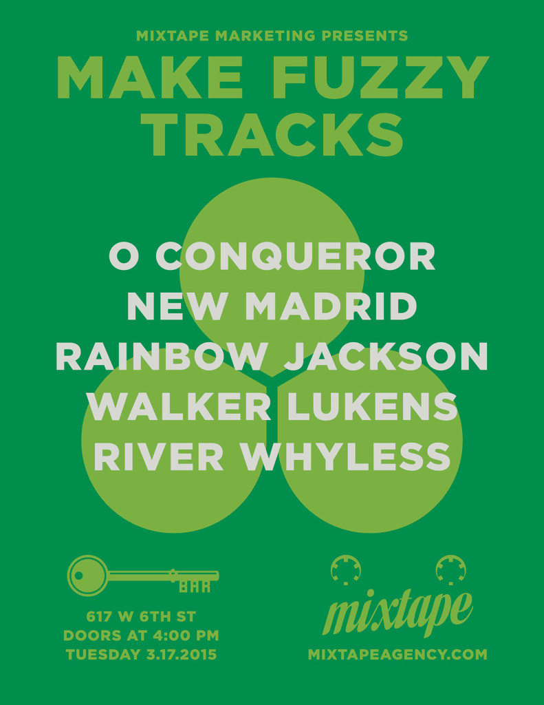 2015 Make Fuzzy Tracks Poster & Lineup