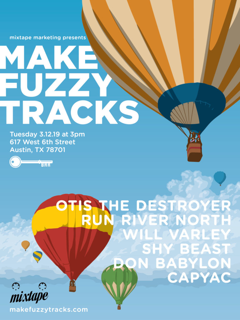 2019 Make Fuzzy Tracks Poster & Lineup